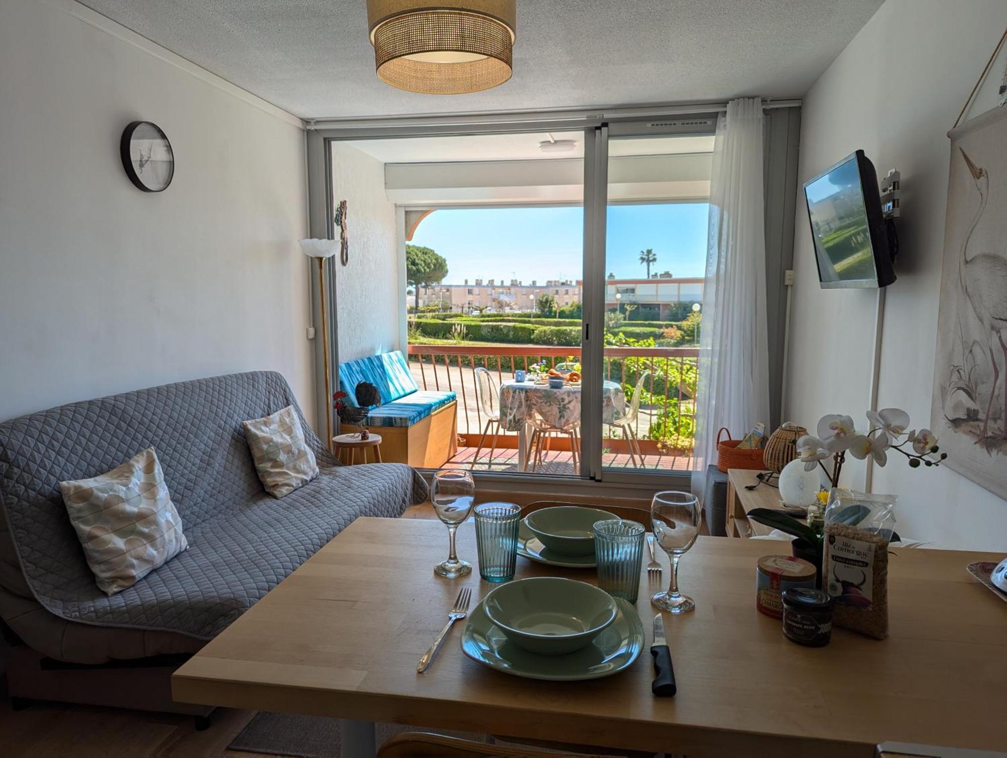 Sol-Y-Days Canastel, Studio Avec Coin Couchage, Quartier Du Boucanet Proche Commerces Et Plage لو غراو دو روا المظهر الخارجي الصورة