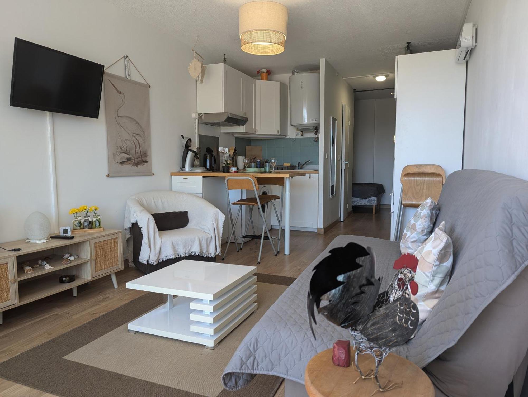 Sol-Y-Days Canastel, Studio Avec Coin Couchage, Quartier Du Boucanet Proche Commerces Et Plage لو غراو دو روا المظهر الخارجي الصورة